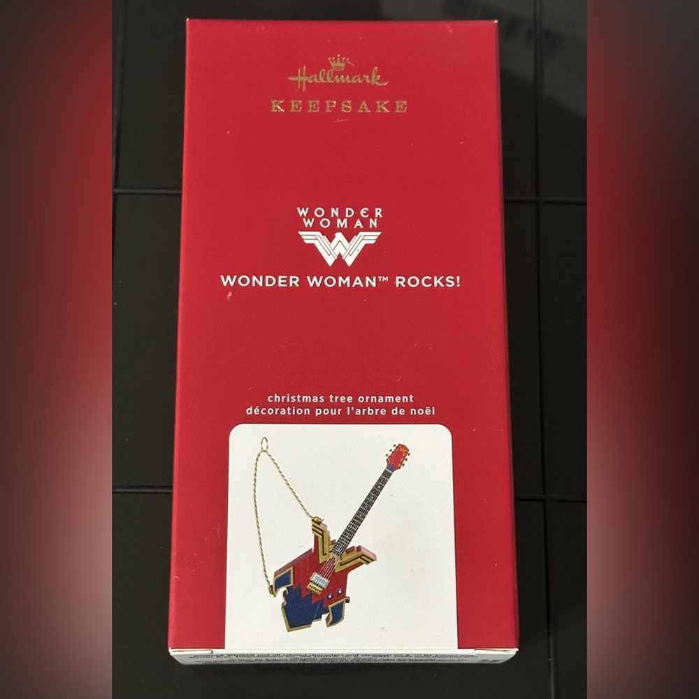 Hallmark Keepsake Christmas Guitar Ornament-"Wonder Woman's Wrath"-2020